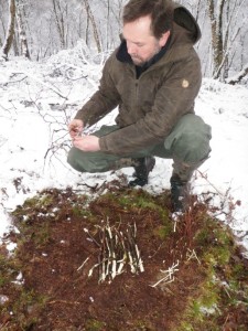 Pete in snow